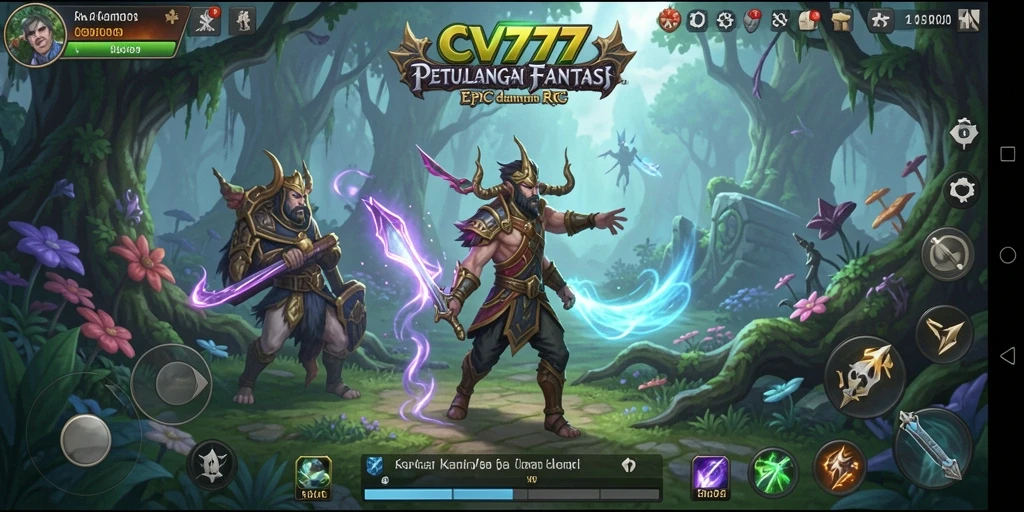 Tampilan menawan dari gameplay RPG yang mendebarkan.
