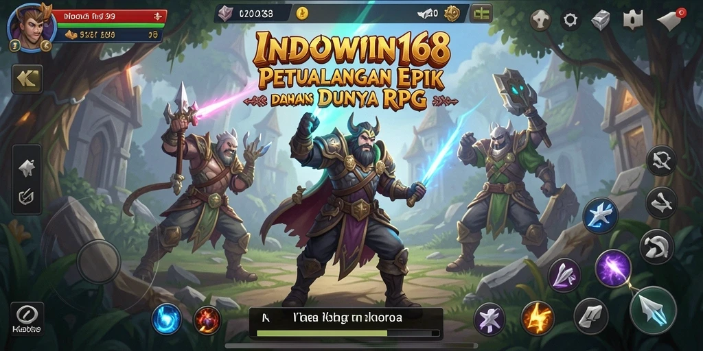 Tampilan menarik dari gameplay RPG INDOWIN168 yang mendebarkan.