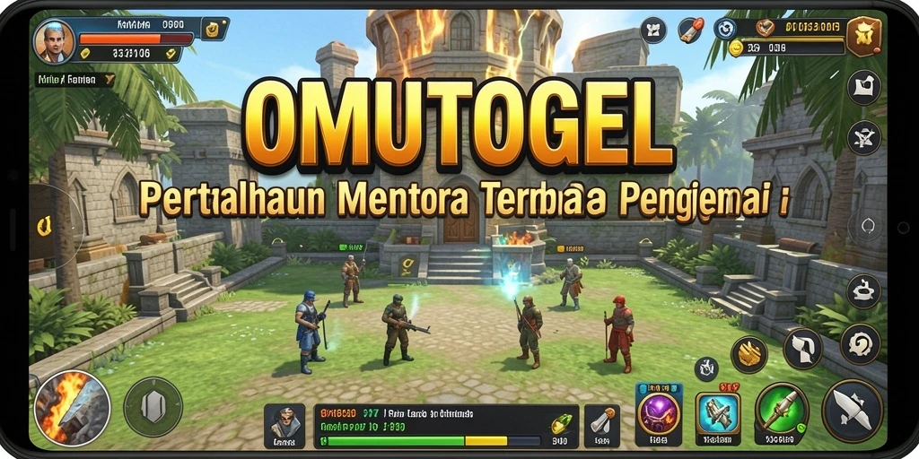 Tampilan permainan strategi menara yang seru dan mendebarkan.