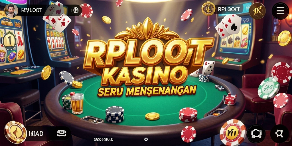 Tangkapan layar utama RPLOOT menampilkan gameplay Kasino yang menarik.