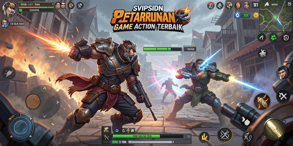 Tampilan utama gameplay SVIPSIDN dengan aksi seru dan mendebarkan.